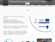 Tablet Screenshot of kezmu.hu